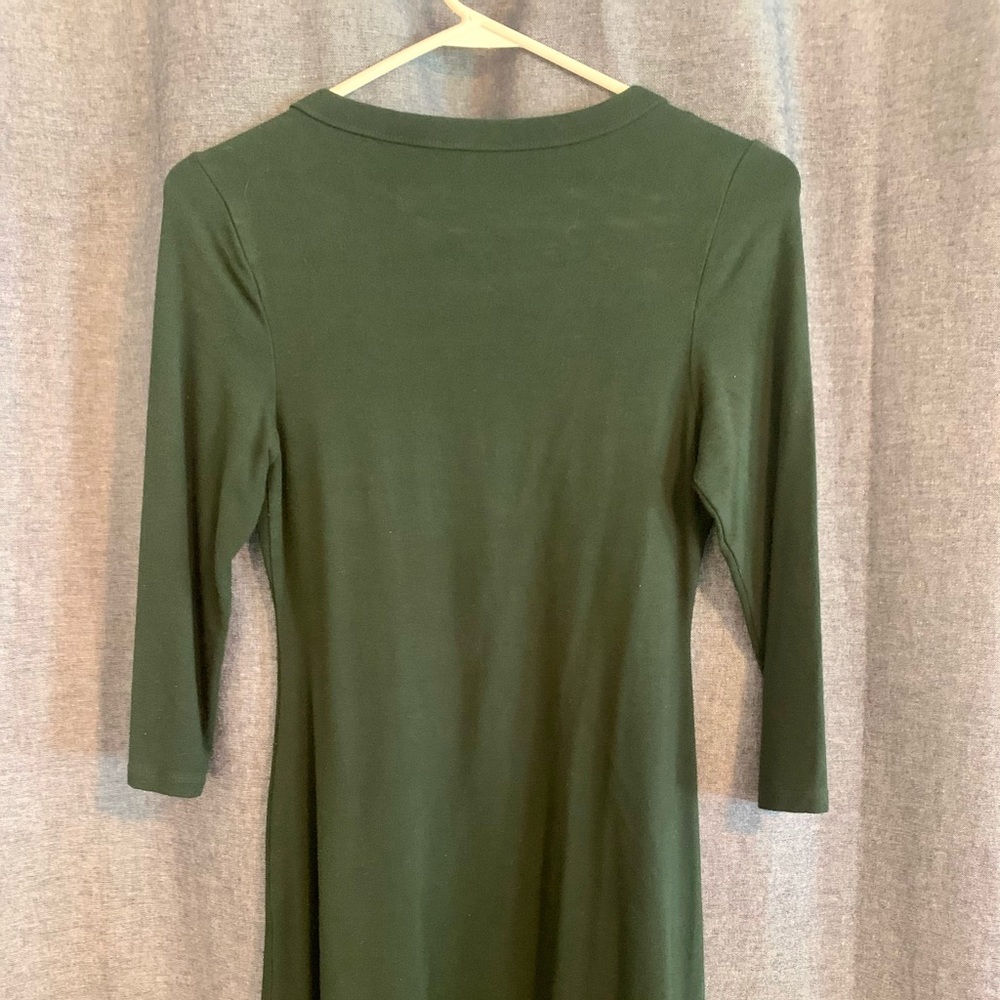 Scoop neck fit and flare dress